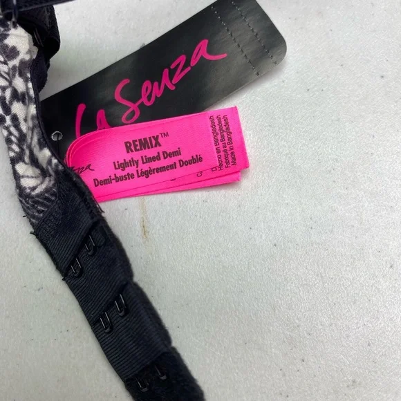 NWT LS GRY/WHT Lightly Lined Underwire, 36D *P1064 - Picture 5 of 6